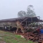 POSIBLE TORNADO AFECTÓ TRES PASOS A POCOS KM DE MISIONES